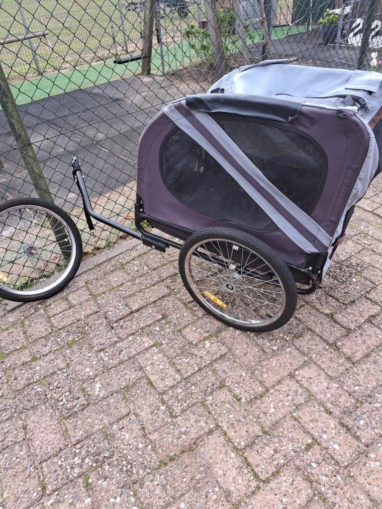 Hondenkar voor achter fiets, Ophalen, Gebruikt, Hondenkar