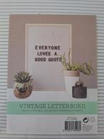 Vintage Letterbord - 30x45 cm NIEUW, Ophalen, Nieuw