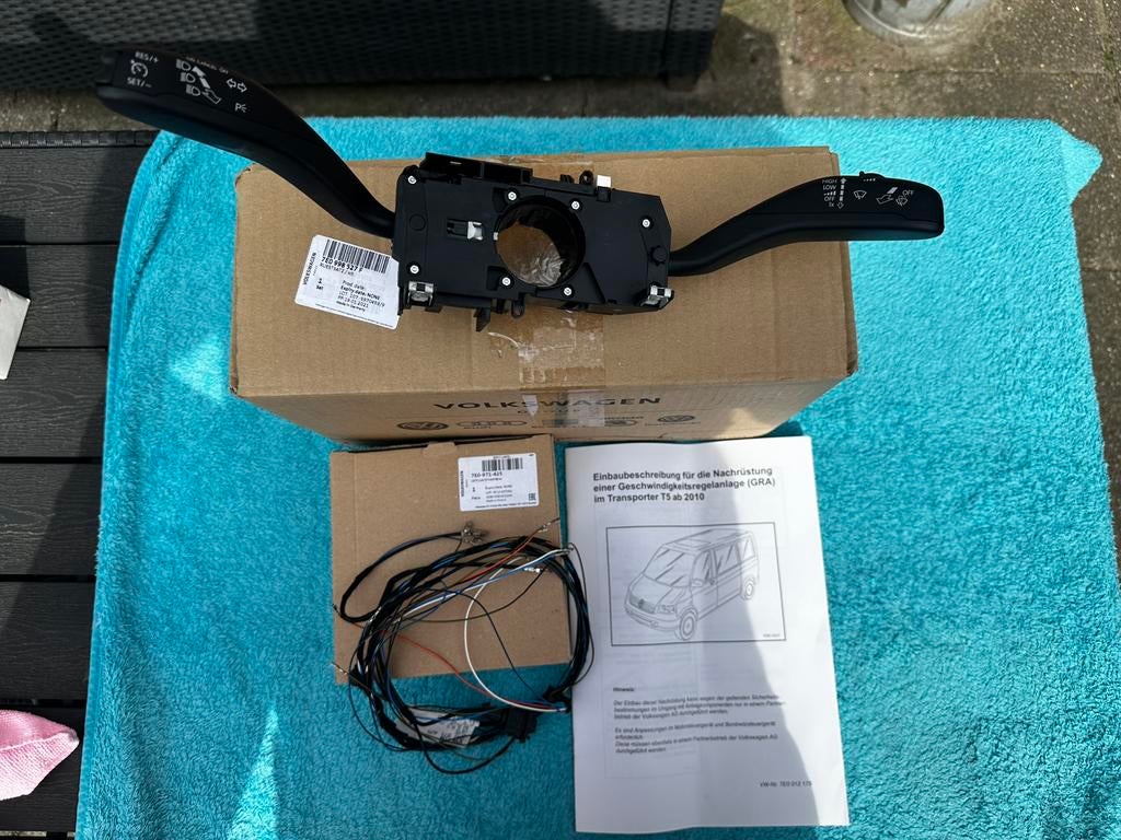 KUFATEC Complete set cruise control for VW T5 7E (NIEUW), Auto-onderdelen, Ophalen of Verzenden, Nieuw, Volkswagen