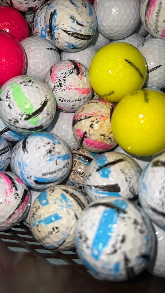 Taylormade speed soft golfballen 50 stuks, Ophalen of Verzenden, Zo goed als nieuw, Bal(len)