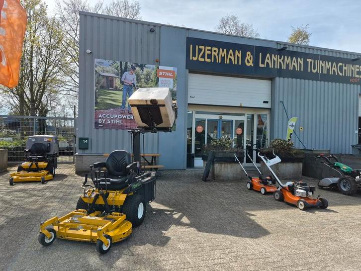 Walker diesel hoogkiep frontmaaier, Tuin en Terras, Zitmaaiers, Gebruikt, 120 cm of meer, Elektrische starter, Opvangbak, Ophalen of Verzenden