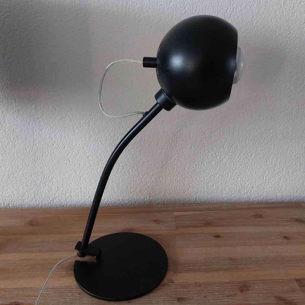 Zwarte Frandsen Ball Tafellamp, Ophalen of Verzenden, Zo goed als nieuw, Metaal