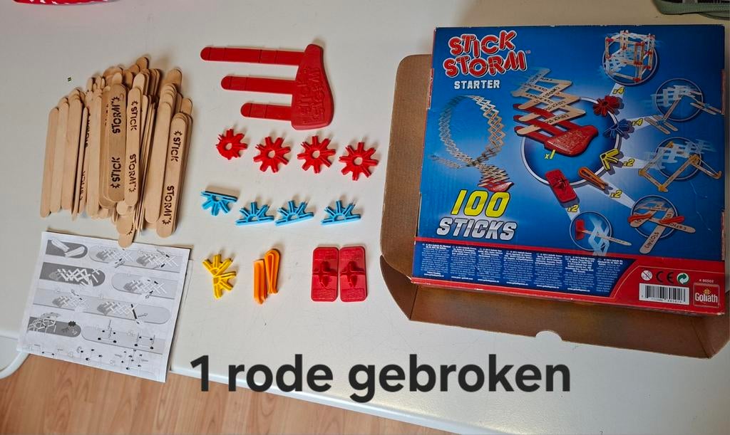 stick storm, Ophalen