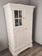 Witte brocante kinderkast - Zo goed als nieuw, Kast, 105 cm of meer, Ophalen of Verzenden, Zo goed als nieuw