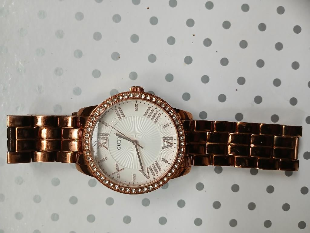 Horloge, Sieraden, Tassen en Uiterlijk, Horloges | Dames, Staal, Staal, Guess, Polshorloge