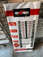 Telescopische ladder nieuw indoos 3,80, Ophalen, Nieuw, Ladder, Opvouwbaar of Inschuifbaar