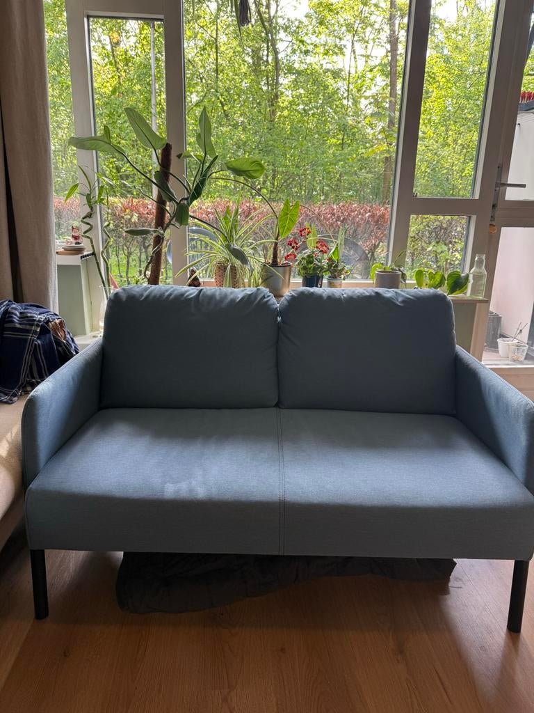 IKEA GLOSTAD bankje - Zo goed als nieuw, blauw, Ophalen, Minder dan 75 cm, Tweepersoons, Zo goed als nieuw