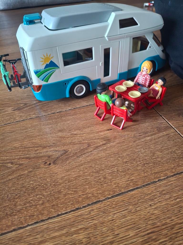 Playmobile camper, Ophalen of Verzenden, Complete set