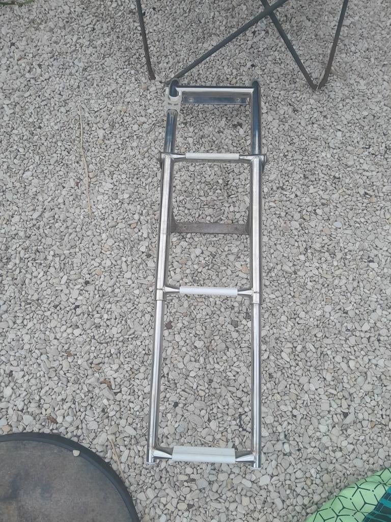 (Vaste) Zwemtrap opklapbaar, Ophalen of Verzenden, Zo goed als nieuw, Dekbeslag, Zeilboot of Motorboot