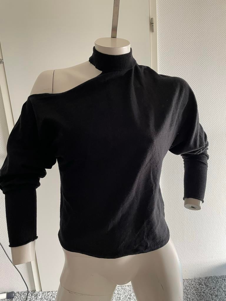 Chicas trui met open schouder m, Kleding | Dames, Maat 38/40 (M), ., Zwart, Ophalen of Verzenden