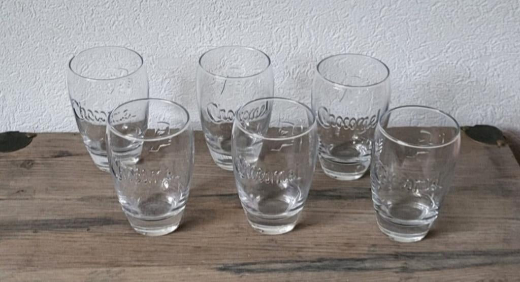 Chocomel Nutricia glazen, 6 stuks, samen 10 euro, Huis en Inrichting, Keuken | Servies, Ophalen, Glas of Glazen, Nieuw, Glas