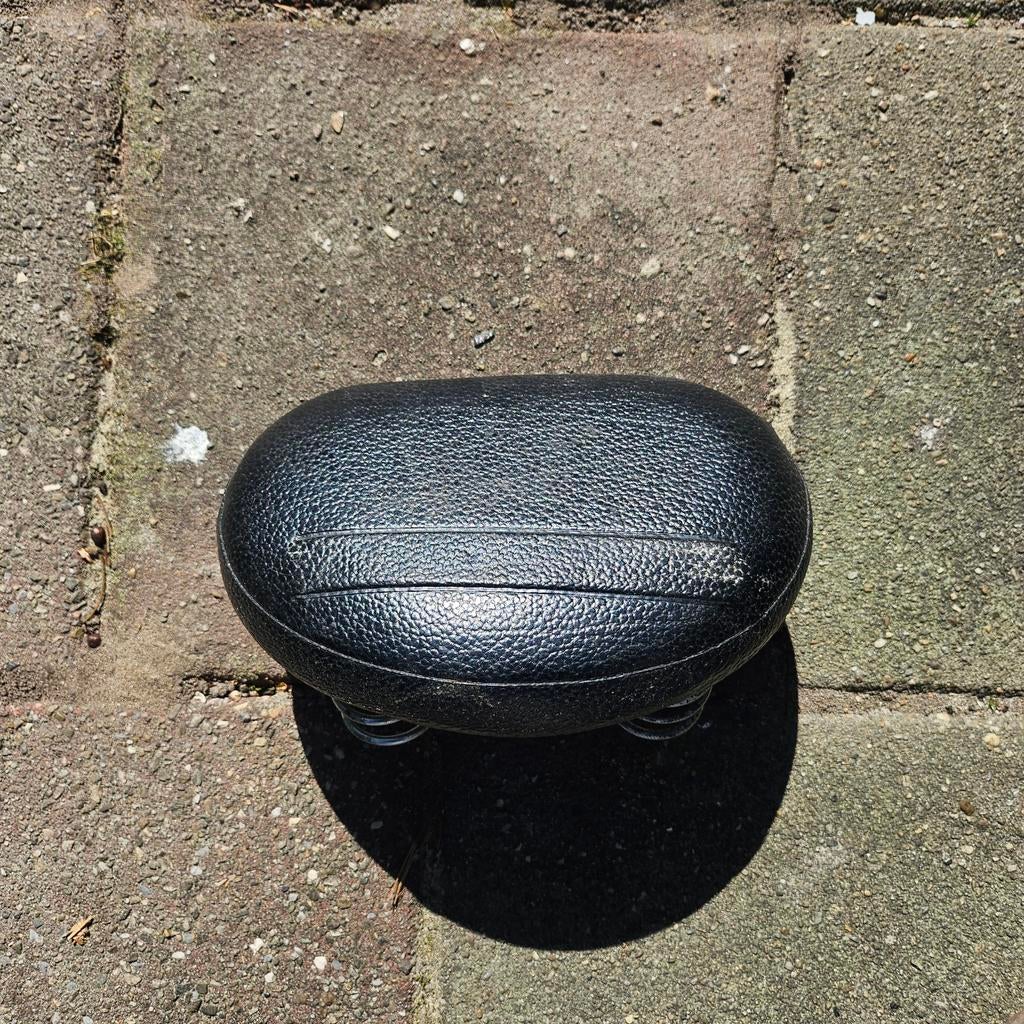 Rok zadel - Vintage fietszadel met veren, Ophalen of Verzenden