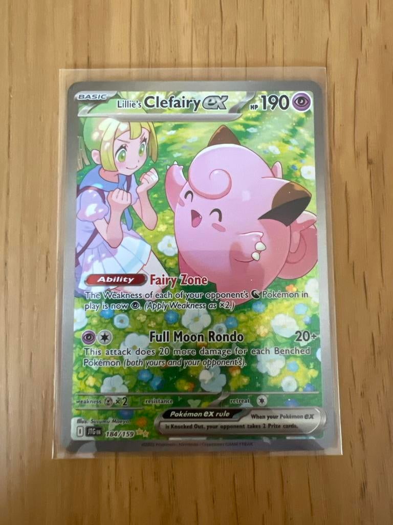 Lillie's Clefairy ex 184/159 - PSA 10 waardig, Ophalen, Nieuw, Losse kaart, Foil