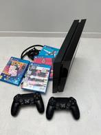 PlayStation 4 Slim met 2 controllers en 4 games o.a. fifa, Ophalen, Met 2 controllers, Slim, 500 GB