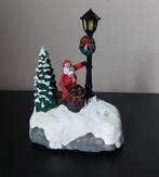 Kerstbeeld: kerstman met  lantaarnpaal, Diversen, Kerst, Ophalen, Zo goed als nieuw