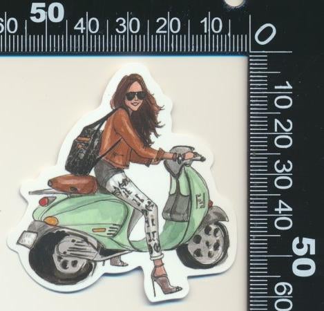 Sticker: Scooter (7), Verzamelen, Stickers, Zo goed als nieuw, Bedrijf of Vereniging, Ophalen of Verzenden