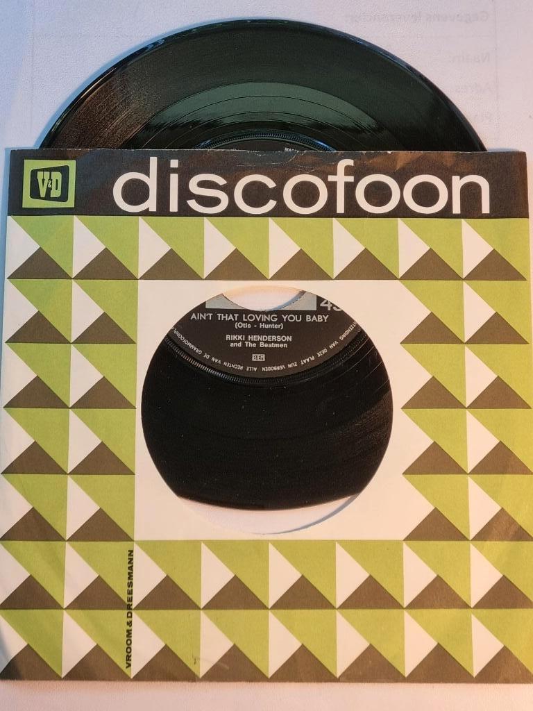 single Rikki Henderson - The Typhoons Rock & Roll uit 1964, Cd's en Dvd's, Vinyl Singles, 7 inch, Single, Ophalen of Verzenden