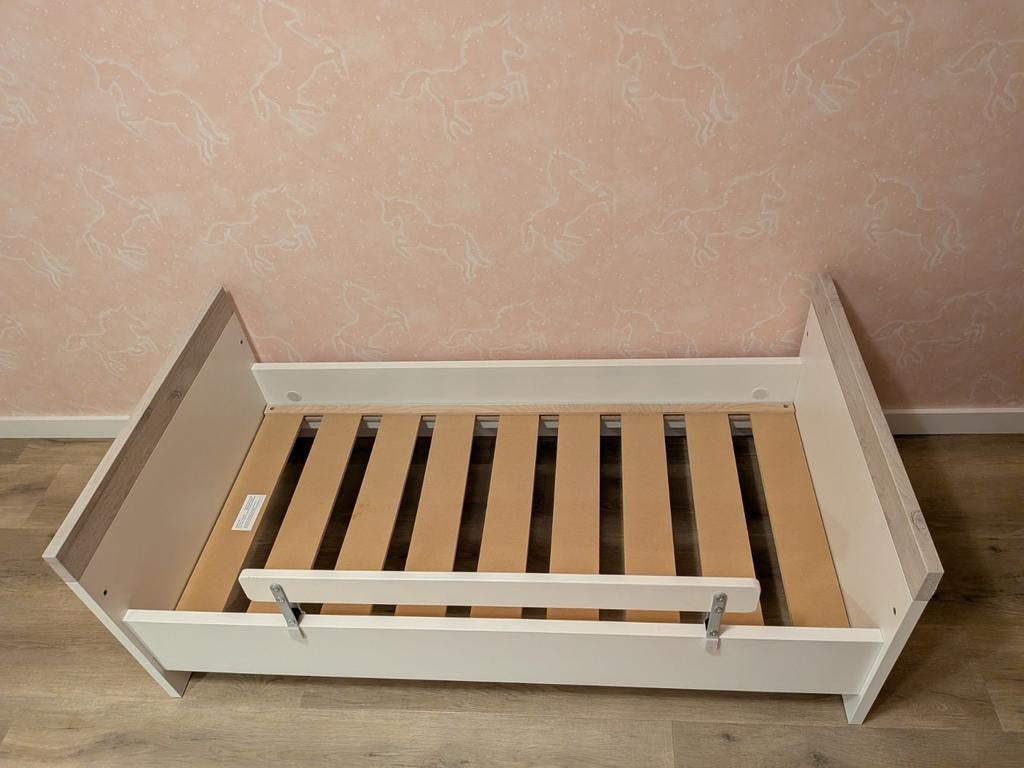 Peuterbed 70 x 140, Ophalen, 140 tot 160 cm, 70 tot 85 cm, Lattenbodem