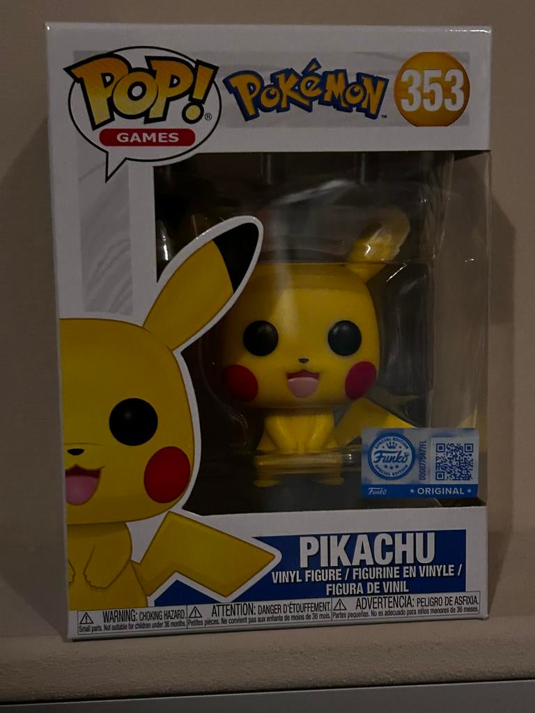 Funko pop pikachu 353 special edition, Ophalen of Verzenden, Zo goed als nieuw