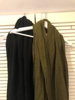 Groene en zwarte sjaal van Pieces, Ophalen of Verzenden, Nieuw, Sjaal
