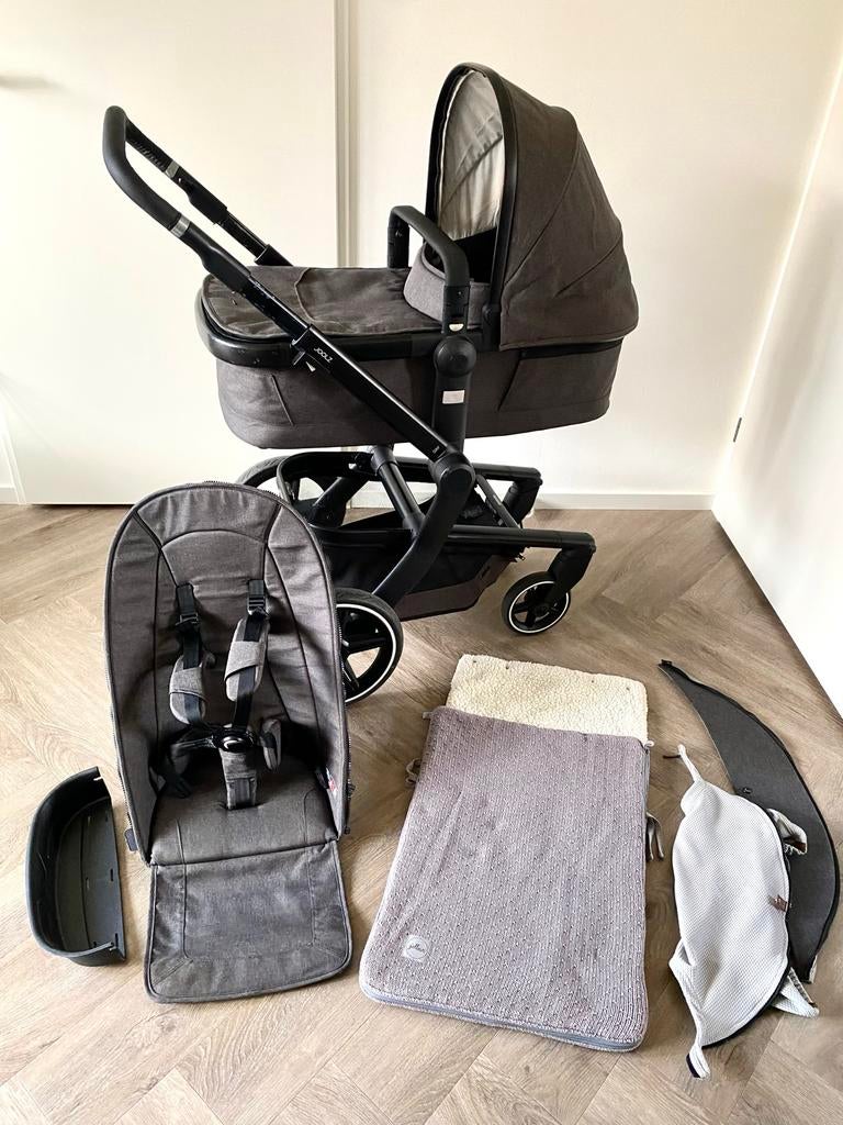 Joolz Day+ kinderwagen - Complete set, Kinderen en Baby's, Kinderwagens en Combinaties, Zo goed als nieuw, Combiwagen, Met reiswieg