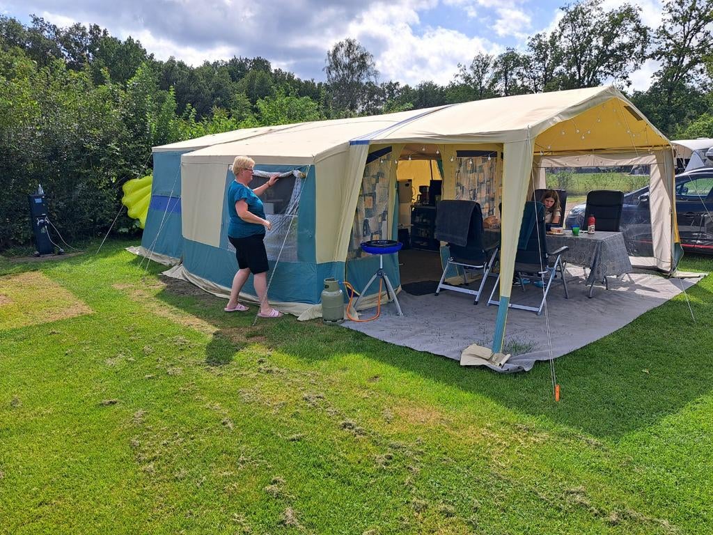 Jamet Arizona 2004 - Compleet met inboedel en luifel, Caravans en Kamperen, Ophalen, Meerkleurig, Aanwezig, Meer dan 6