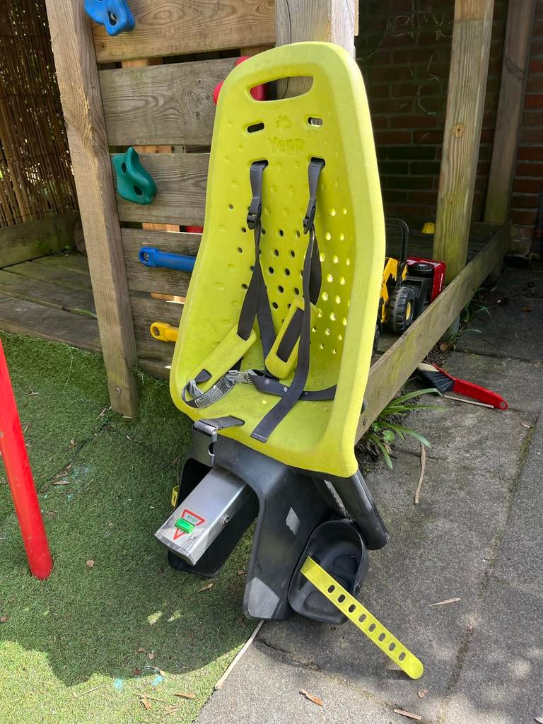 Thule Yepp Achterzitje Lime Groen, Achterzitje, 9 t/m 18 kg, Ophalen of Verzenden, Gebruikt