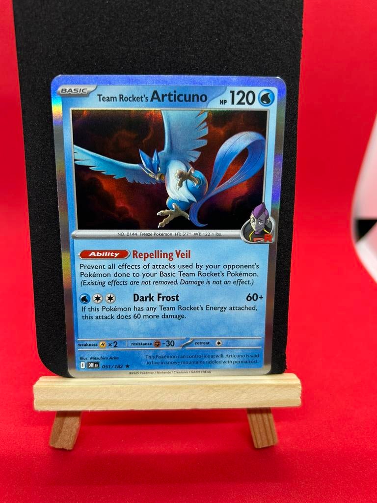 Team Rocket’s Articuno 051/182 Holo, Ophalen of Verzenden, Zo goed als nieuw