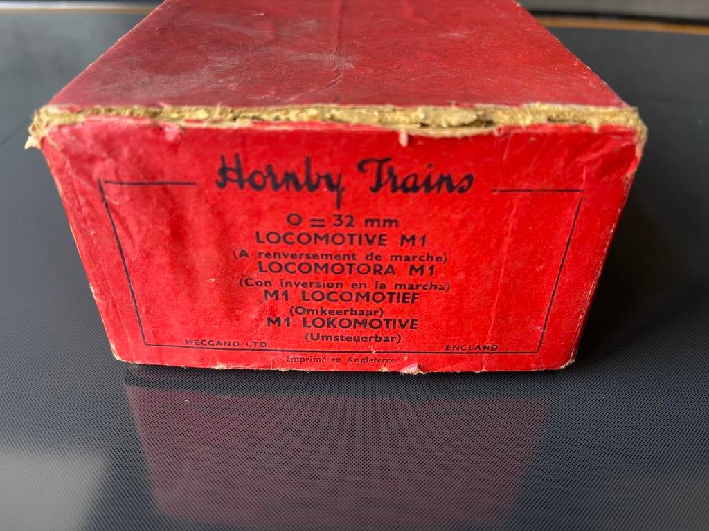 Hornby stoomlocomotief uurwerk spoor 0, Overige merken, Locomotief, Gelijkstroom of Wisselstroom, Ophalen of Verzenden