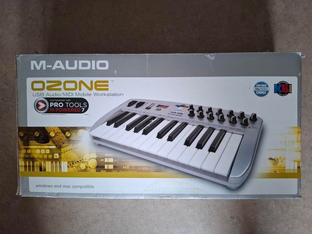 Keyboard M-Audio OZONE, Midi-aansluiting, Overige aantallen, Zo goed als nieuw, Ophalen