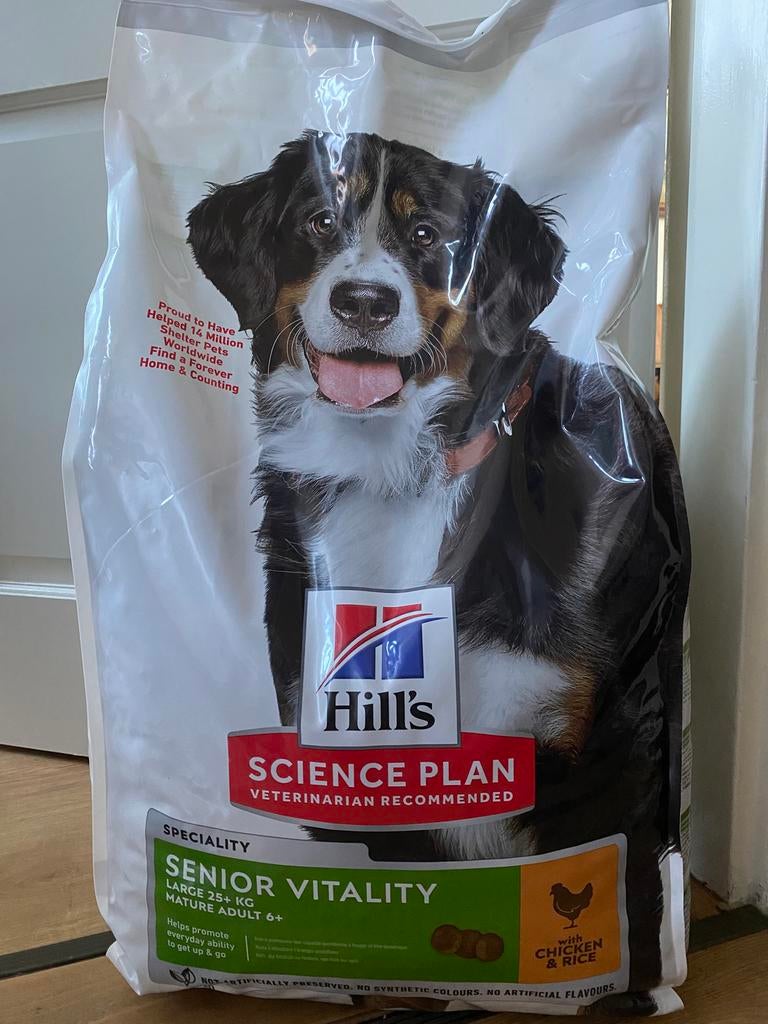 Hills hondenbrok senior vitality large, Ophalen, Hond
