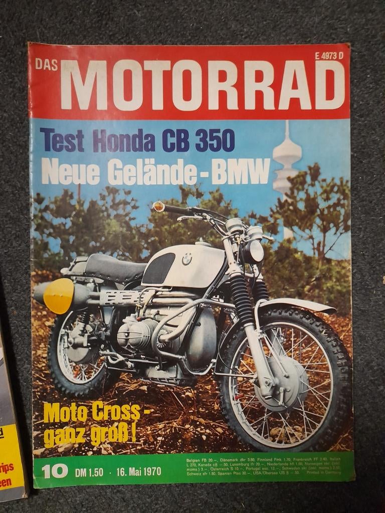 3X Motor tijdschrift Duits MOTORRAD, Motoren, Ophalen of Verzenden