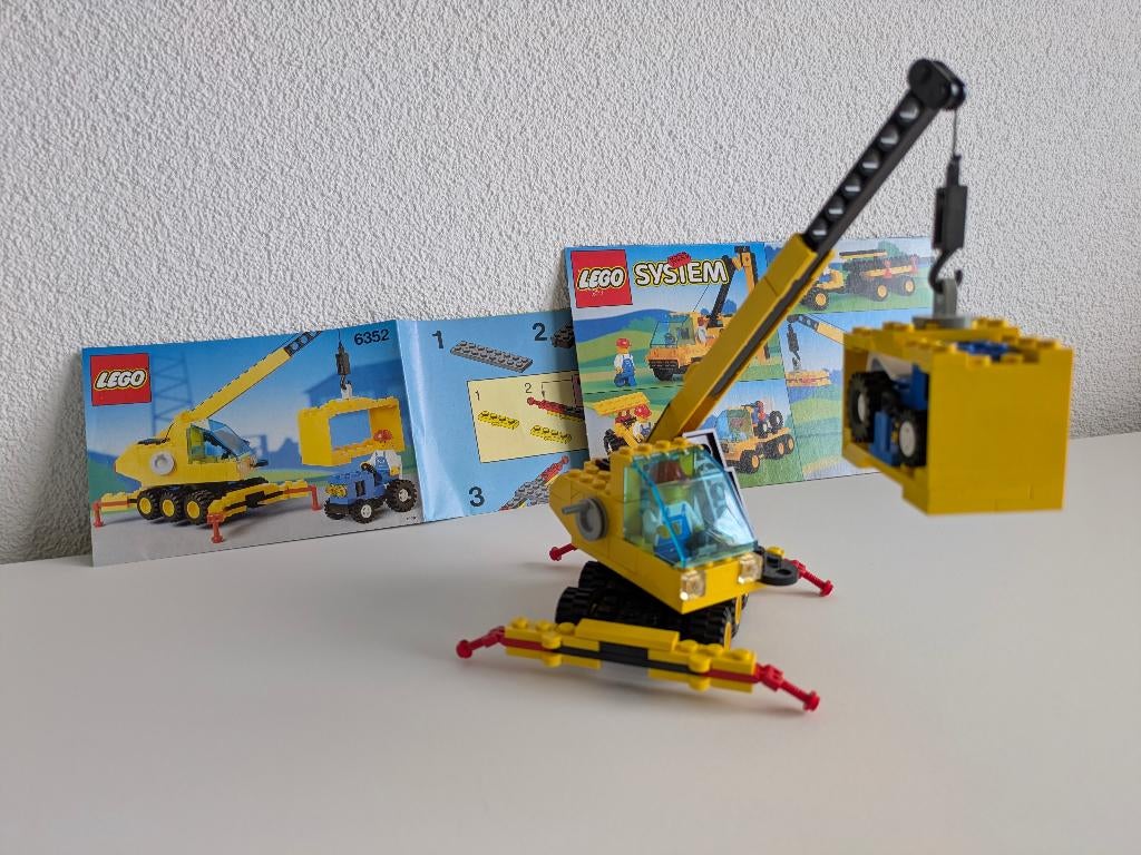 Lego werkvoertuigen 6352 6481 6507 6649 6524 6667 6668 6670, Ophalen of Verzenden, Zo goed als nieuw, Complete set, Lego