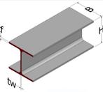 H-balk 100x100 - 3 stuks van 2 meter, Ophalen
