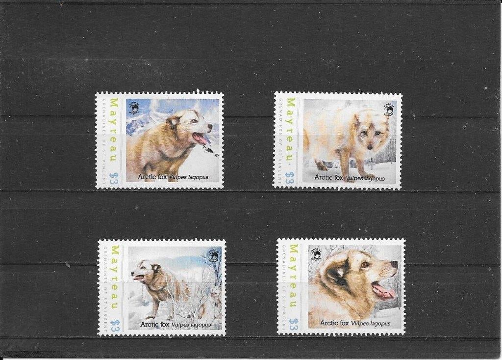 Mayreau WWF poolvos, Ophalen of Verzenden, Postfris, Dier of Natuur