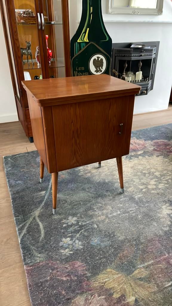 Vintage Naaikastje met Pfaff 90 Naaimachine, Hobby en Vrije tijd, Naaimachines en Toebehoren, Ophalen, Naaimachine, Industrieel