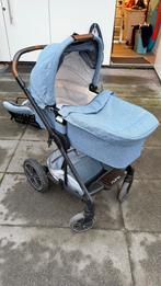 Nuna kinderwagen met reiswieg en zitje, Gebruikt, Combiwagen, Met reiswieg, Ophalen