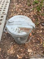 oude gemeentelijke vuilnisbak Groningen met nummer, 40 liter of meer, Ophalen of Verzenden, Gebruikt, Minder dan 50 cm