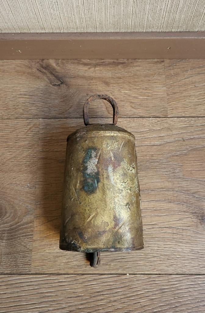 Grote ijzeren koebel, Antiek en Kunst, Ophalen of Verzenden