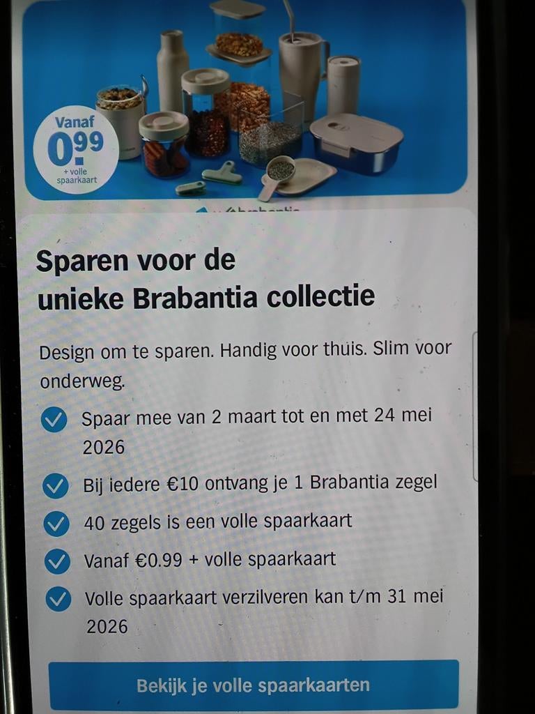 Brabantia spaaractie: Unieke collectie keukenartikelen, Ophalen