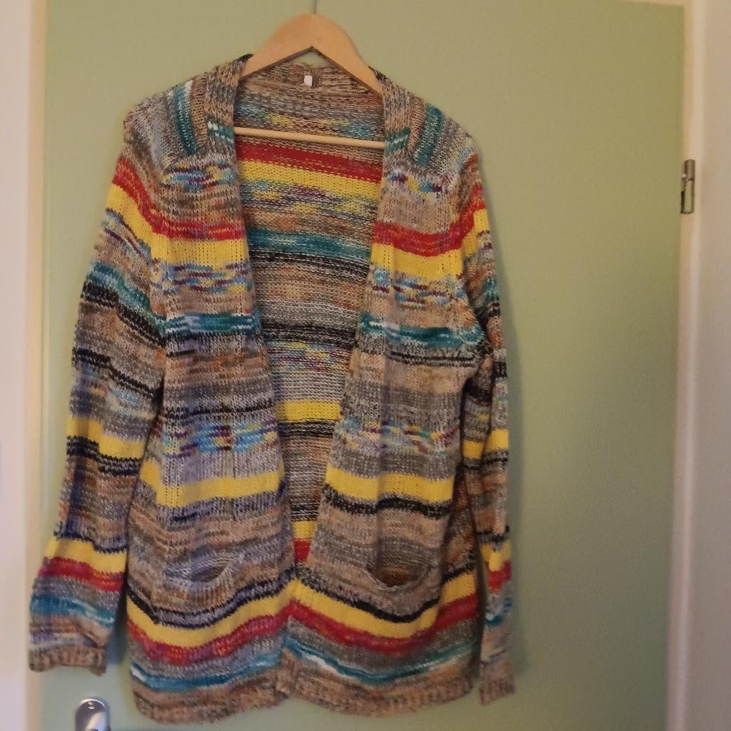 Vest, handgebreid, XL, Overige kleuren, Maat 46/48 (XL) of groter, Ophalen of Verzenden, Zo goed als nieuw