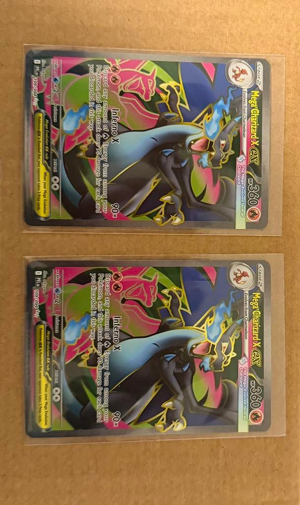 Mega charizard X ex, Hobby en Vrije tijd, Verzamelkaartspellen | Yu-gi-Oh!, Verzenden, Zo goed als nieuw