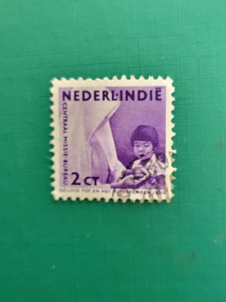 Postzegel Nederlands-Indië 2 cent weldadigheidsserie, Postzegels en Munten, Postzegels | Nederlands-Indië en Nieuw-Guinea, Ophalen of Verzenden