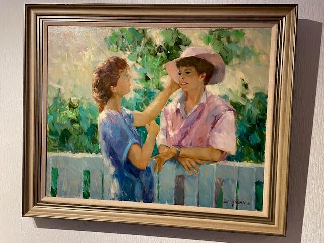 Klassiek schilderij van Paul Rouwette, Ophalen