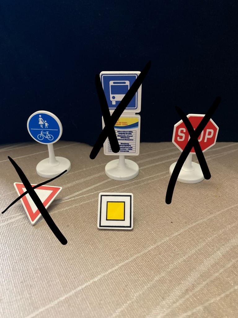 Playmobil verkeersborden, Kinderen en Baby's, Speelgoed | Playmobil, Ophalen of Verzenden, Zo goed als nieuw