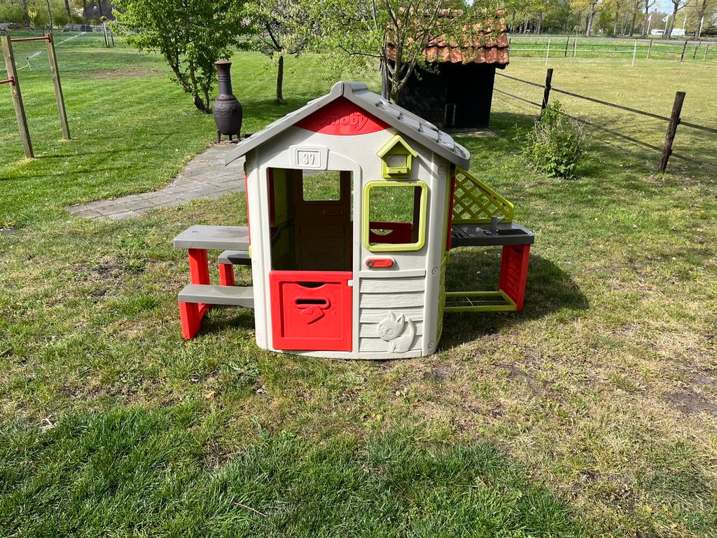 Smoby speelhuisje, Ophalen, Zo goed als nieuw, Kunststof