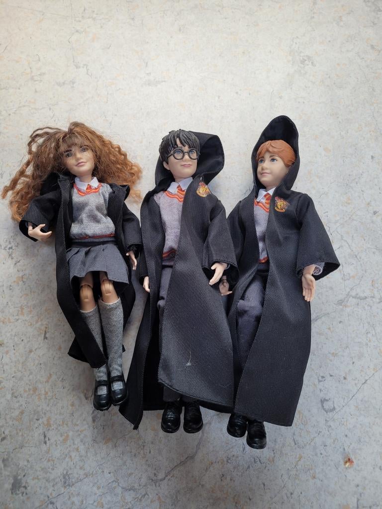 Harry Potter, Ron en Hermelien poppen, Ophalen of Verzenden, Gebruikt, Overige typen