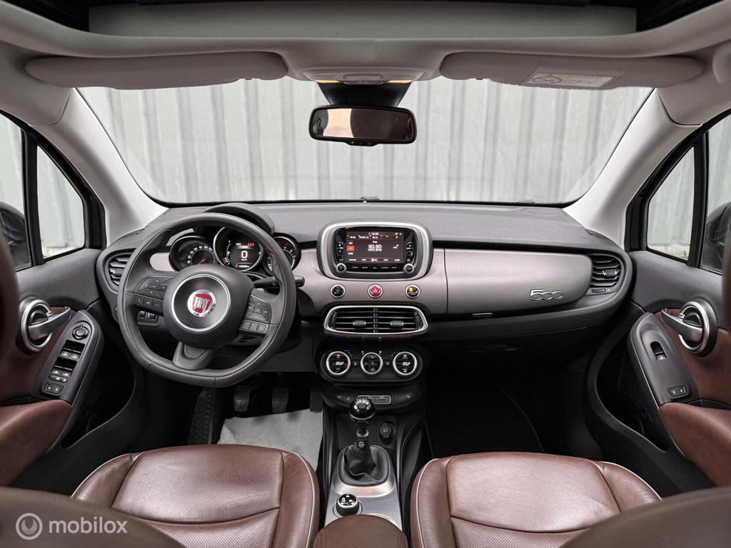 Fiat 500 X Cross 1.4 Turbo MA CrossPlus | Leder | Schuifdak, Auto's, Fiat, Voorwielaandrijving, 136 pk, 4 cilinders, 500X