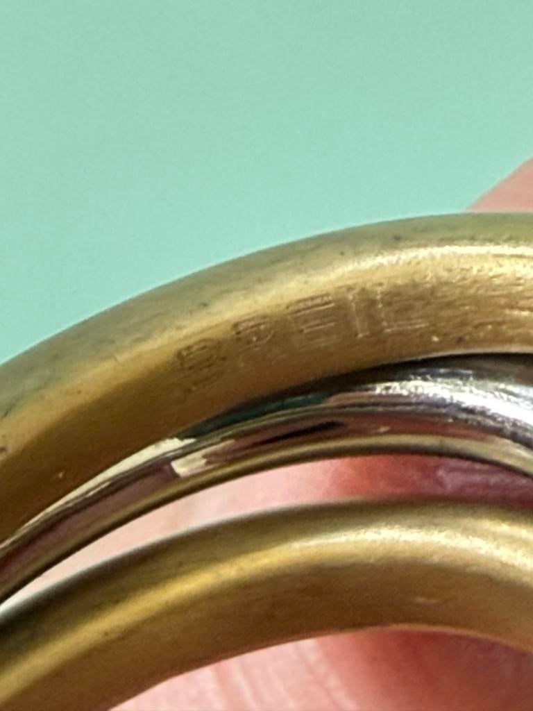 Breil set: ketting en ring (maat 17), Gebruikt, IJzer of Staal, Ophalen of Verzenden, 17 tot 18