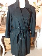 Blauw-Zwarte lange mantel Aigner, 40-42, ZGAN., Kleding | Dames, Jassen | Winter, Ophalen of Verzenden, Zo goed als nieuw, Maat 42/44 (L)